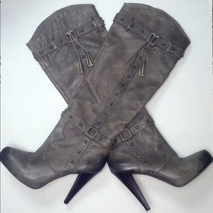 Gianni Bini Leather Boots